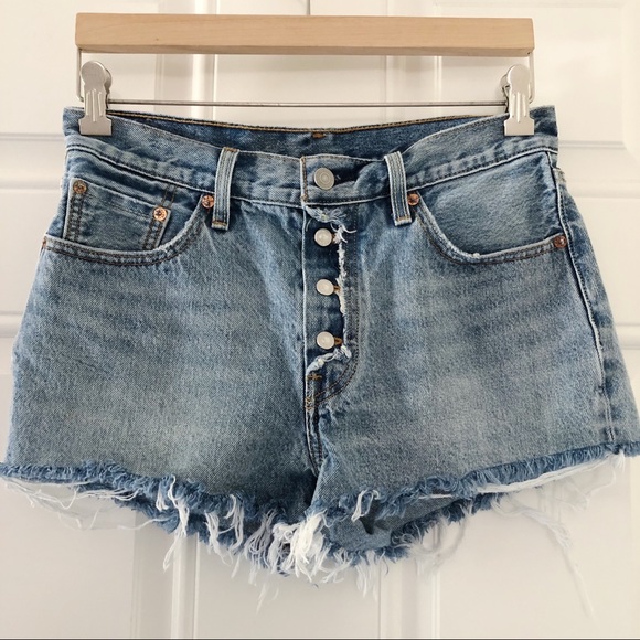 Levi's Pants - LEVI’S denim distress shorts